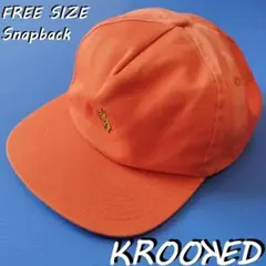 KROOKED クルキッド Snapback クルックド キャップ オレンジ Fのサムネイル