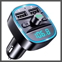 【未使用】FMトランスミッター Bluetooth USB 高速充電ポート