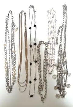 アクセサリーまとめ売り ネックレス６点セット