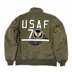 アヴィレックス アメリカ空軍70周年記念 MA-1 カーキ 2XL