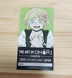 バジル　入場特典チケット風カード　オモリ展　THE ART OF OMORI