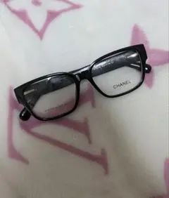CHANEL シャネル 3450-B-A ココマーク ラインストーン 度入メガネ