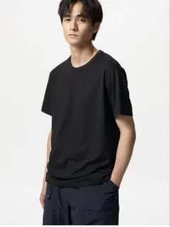 エアリズムコットンクルーネックT