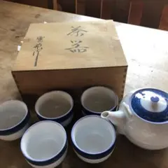 特選有田焼き 陶器 聖苑 急須／湯のみ 5個