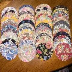 7㎝　9-19①❣️リバティヨーヨーカット布❣️50枚