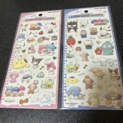 サンリオ フラッフィースケッチステッカー 2枚セット 日本限定販売
