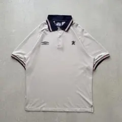 【激レア】90s UMBRO × イングランド代表 ポロシャツ L コラボのサムネイル