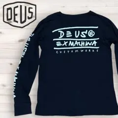 DEUS デウスエクスマキナ Tシャツ 長袖 黒 Sサイズ バックプリントのサムネイル