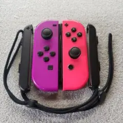 Switch　ジョイコン　左右　パープル&ピンク