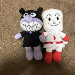 ばいきんまん　しょくぱんまん　ぬいぐるみ