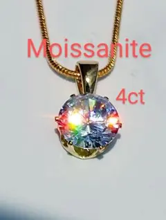 1ct ネックレス モアサナイト 赤 レッド 人工ダイヤモンド 再入荷 人気 