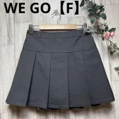 WE GO ミニプリーツスカート　ウエストゴム　裏地付き【F】グレー