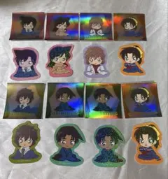 名探偵コナン　ちぢませ隊　ステッカーコレクション2 16枚セット