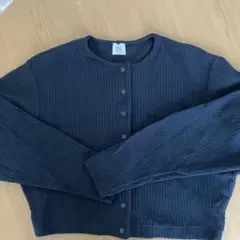 IÉNA LA BOUCLE フリルストライプカーディガン　＊美品＊