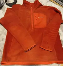 mont-bell フリース オレンジ　Lサイズ