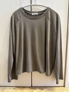 chocol raffine ブラウン 長袖Tシャツ　シアーのサムネイル