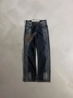 00s ARMANI JEANS eagle logo denims