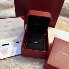 最終値下げ】Cartier シルバーリング 8号 13号 結婚指輪 証明書付き 