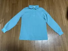 美品　マスターズ　ゴルフ　長袖ポロシャツ　ミントグリーン