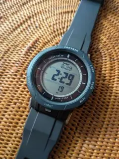 動作良好/充電H】CASIO PROTREK PRG-30 ブルーグレー - メルカリ