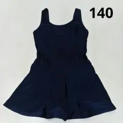 ネイビー ワンピース　水着 140