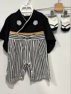 着物スタイルロンパース 70サイズ　お宮参り　お食い初め　お祝い