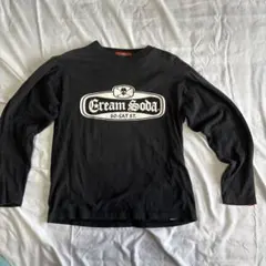 CREAMSODA ロンT ブラック Y2K