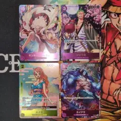 ワンピースカード　プロモ４枚