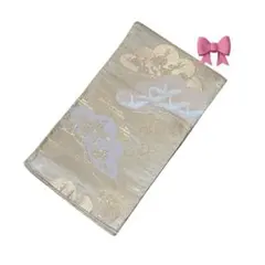 22139【振袖におすすめ】　袋帯　松文　鶴　梅　菊　【即発送】