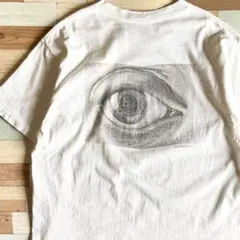 【希少!!】90s MCエッシャー 眼 両面プリントTシャツ XL USA製