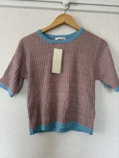 タグ付き未使用　ehka sopo 半袖 ニット