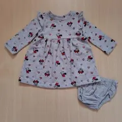 88.GAP baby　ディズニー　ミニー　ワンピースとパンツ　90サイズ
