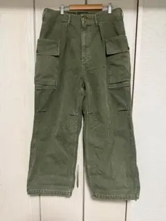 ワイドカーゴパンツ ヘビーキャンバス 後染め J.S ホームステッド