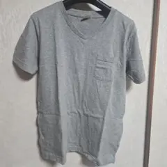 Champion Vネック ポケットTシャツ グレー Lのサムネイル