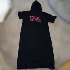 CECIL McBEE フード付きロングワンピース Lサイズ