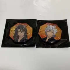 ツイステ ブレイジングジュエル ホログラム缶バッジ レオナ/ジャックセット