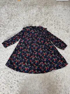 baby GAP 花柄長袖ワンピース 4歳