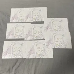 6枚 鬼滅の刃 ワールドツアー 刀鍛冶の里編 竈門禰豆子 原画 ポスト