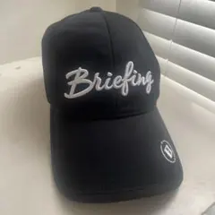 Briefing 刺繍ロゴ キャップ 黒⭐︎中古美品