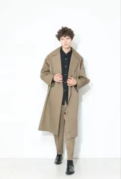 ウールコート ステンカラーコート