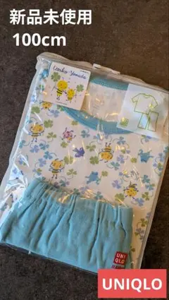 【未開封】UNIQLO ベビー　半袖パジャマ　 100cm グリーン