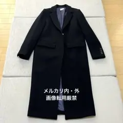 Ninegroundナイングラウンドロングウールチェスターコートブラック黒のサムネイル