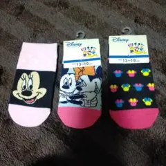 みなみなり様専用！DISNEY　ミッキー、ミニー　靴下 　3足セット