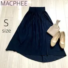 【美品】マカフィー MACPHEE ウエストシャーリング ロングスカート Sのサムネイル