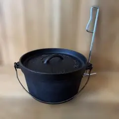 ダッチオーブン 22cm キャプテンスタッグ鋳鉄製 おまけ付き！