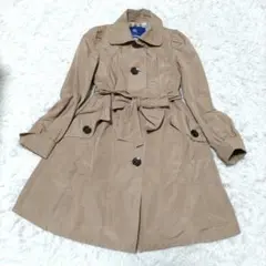【美品】バーバリーブルーレーベル　トレンチコート　スプリングコート　Aライン
