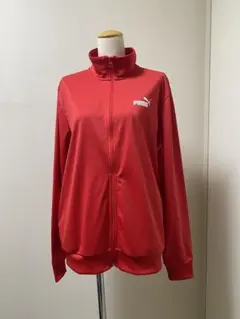 【未使用】PUMA☆２０２６年トレンド赤がお洒落○フルジップジャージジャケットL