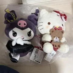 サンリオ　クロミ、キティちゃん　ぬいぐるみセット