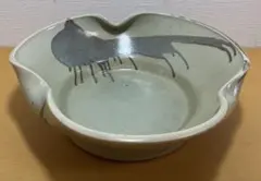 菓子鉢 有田焼伊万里焼 サギ絵シリ ーズ 杏土窯 氷裂紋貫入 - メルカリ