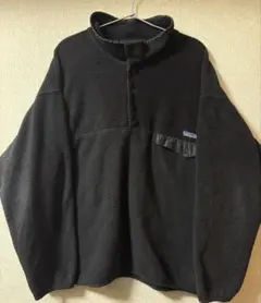 【スペシャル・XL・オールブラック】90s Patagonia スナップt